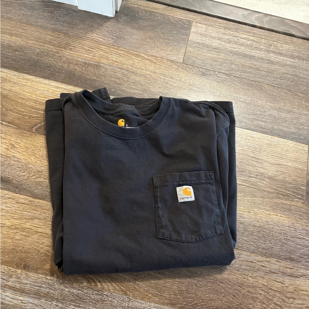 Carhartt Black Pocket T-Shirt(L)